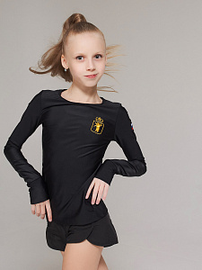 Лонгслив Smaillook "Черный янтарь" подростковый 